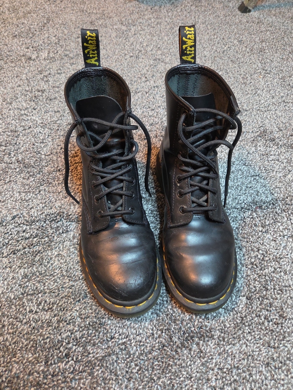Dr. Martens Black Leather Boots